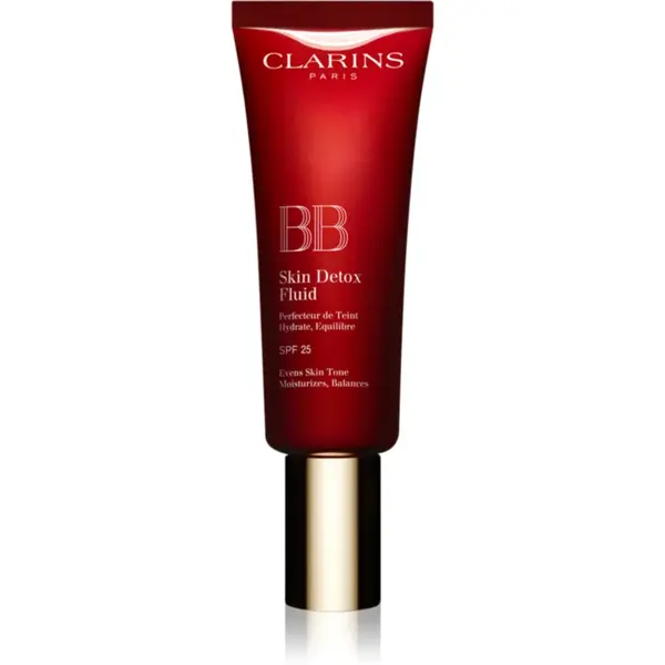 Clarins BB Skin Detox Fluid crema hidratanta BB SPF 25 culoare 01 Light 45 ml