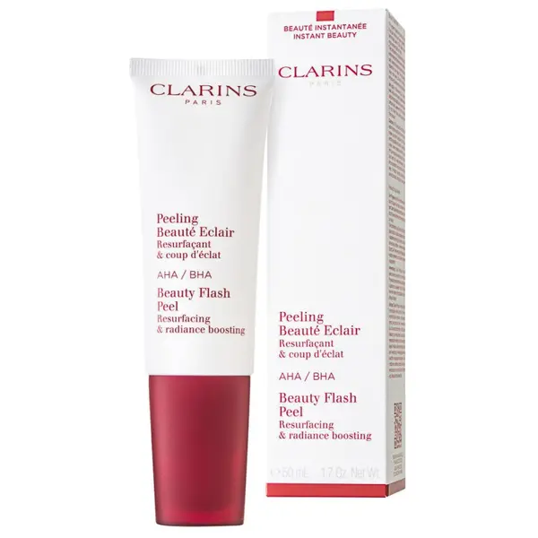 Clarins Beauty Flash Peel Un peeling facial netezitor pentru netezire și hrănire instantanee Volum 50 ml