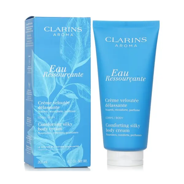 Clarins Eau Ressourcante Comforting Silky Body Cream Cremă de corp parfumată și hrănitoare Volum 200 ml