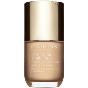Clarins Everlasting Youth Fluid Foundation make-up pentru luminozitate SPF 15