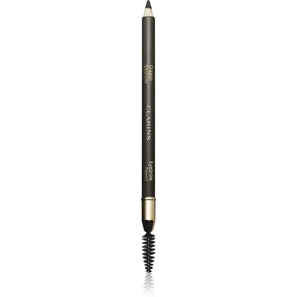 Clarins Eyebrow Crayon Sourcils creion pentru sprancene cu pensula culoare 01 - Dark Brown 1.1 g