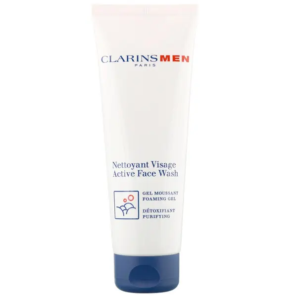Clarins Men Active Face Wash Gel-spumă de curățare Tester Volum 125 ml