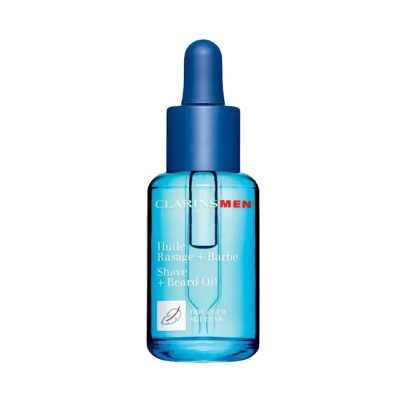 Clarins Men Shave and Beard Oil Ulei de ras și îngrijire a bărbii Tester Volum 30 ml