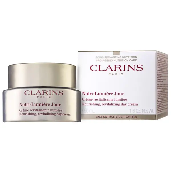 Clarins Nutri Lumiere Revive Cremă antirid revitalizantă și regenerantă de zi cu zi pentru pielea matură Volum 50 ml