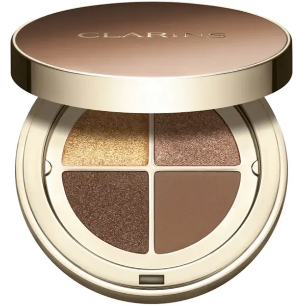 Clarins Ombre 4 Colour Eye Palette paletă cu farduri de ochi pentru un efect de lunga durata culoare 04 - Brown Sugar Gradation 4.2 g