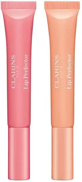 Clarins Set Lip Perfector - Luciuri de buze, 01/02, 2 x 12 ml