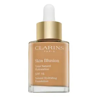 Clarins Skin Illusion Natural Hydrating Foundation fond de ten lichid cu efect de hidratare 112 Amber 30 ml