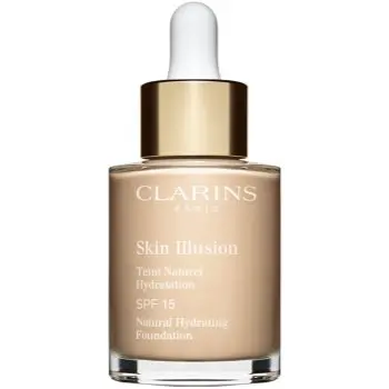 Clarins Skin Illusion Natural Hydrating Foundation makeup radiant cu hidratare SPF 15