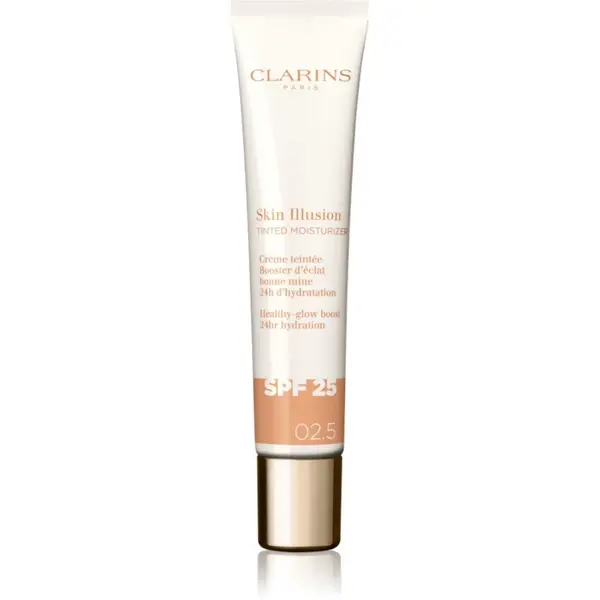 Clarins Skin Illusion Tinted Moisturizer crema tonifianta SPF 25 culoare 02 40 ml