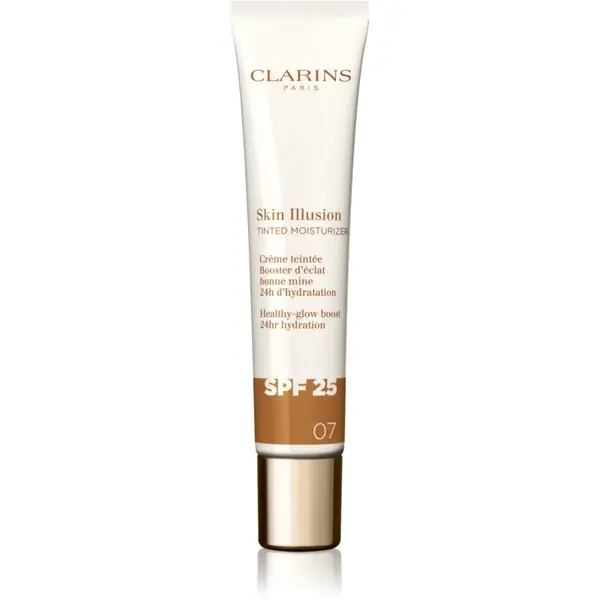Clarins Skin Illusion Tinted Moisturizer crema tonifianta SPF 25 culoare 07 40 ml