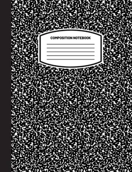 Classic Composition Notebook. (8.5x11) Wide Ruled Lined Paper Notebook Journal (Black) (Notebook for Kids, Teens, Students, Adults) Back to School and Writing Notes, Paperback/Blank Classic
