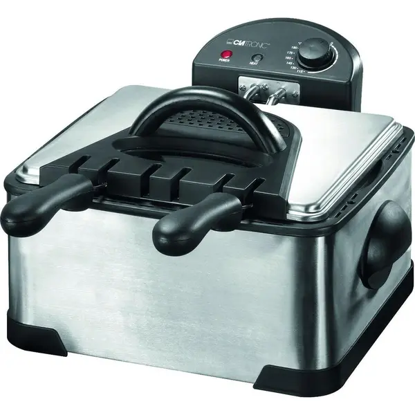 CLATRONIC Friteuza cu aer cald Clatronic FR 3195, 4 l, 2000 W, Negru/Inox