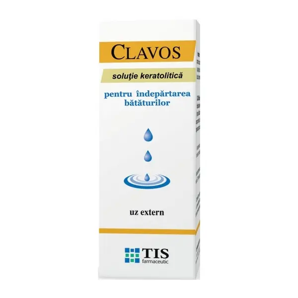 Clavos Solutie keratolitica pentru indepartarea bataturilor 10 ml