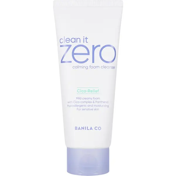 Clean It Zero Calming Foam Cleanser, spumă de curățare calmantă, 150 ml, BANILA CO