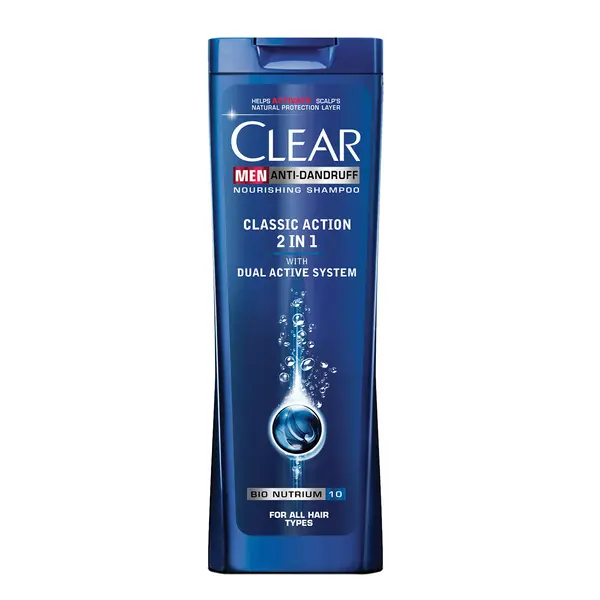 Clear Sampon, Barbati, 360 ml, Classic Action 2 in 1