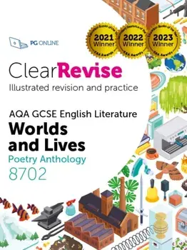 ClearRevise AQA GCSE English Literature 8702; Worlds and Lives Poetry Anthology, Paperback/PG Online