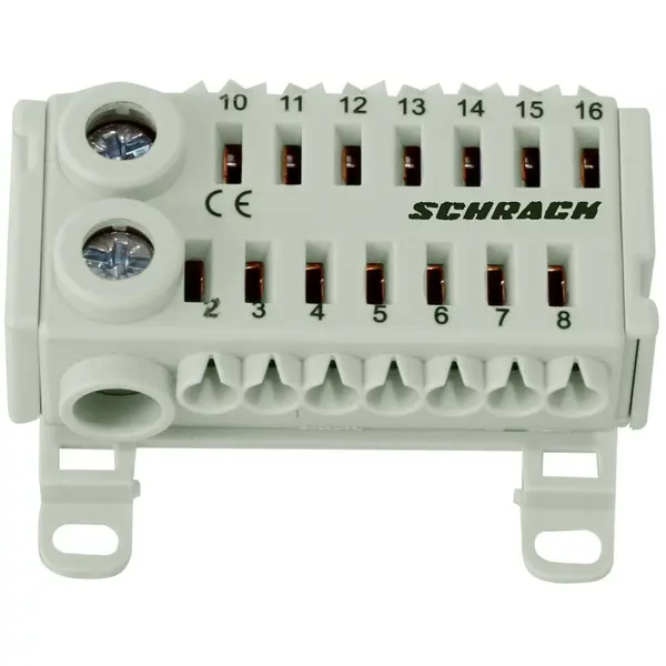 Clema cu conexiune rapida, alb, 2 x 25mm , 14 x 6 mm Schrack IK021081