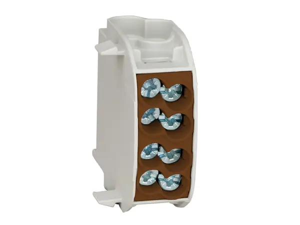 Clema de derivatie Schrack IKA26140, 1 pol, 25mm, CU-AL, 1000VAC/DC, maro