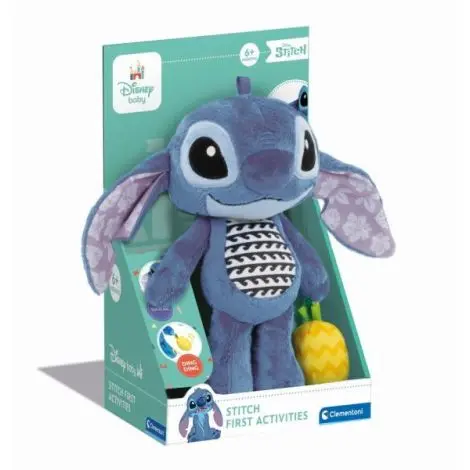 Clementoni - Plus Disney Stitch pentru dezvoltarea senzoriala ce se poate agata la carut sau patut