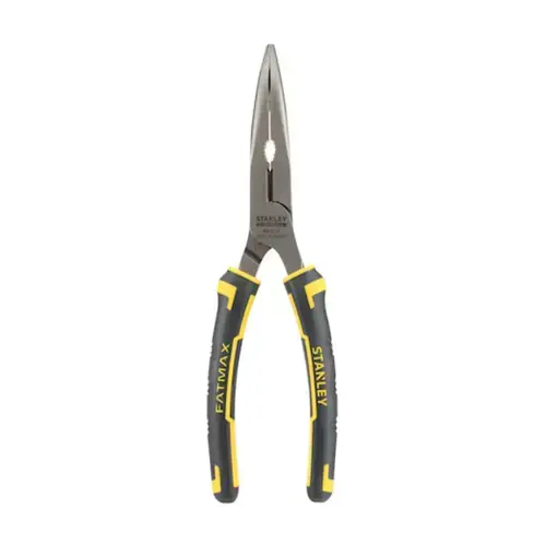 Cleste cu varf lung semirotund curbat Stanley FatMax 0-89-872, 200mm (Galben/Negru)