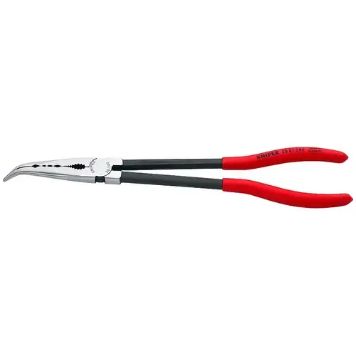 Cleste de montaj cu falci lungi, angulare la 45°, KNIPEX, 280 mm