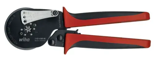 Cleste de sertizat automat Wiha 41246, 0.08-16 mm2 (Negru/Rosu)