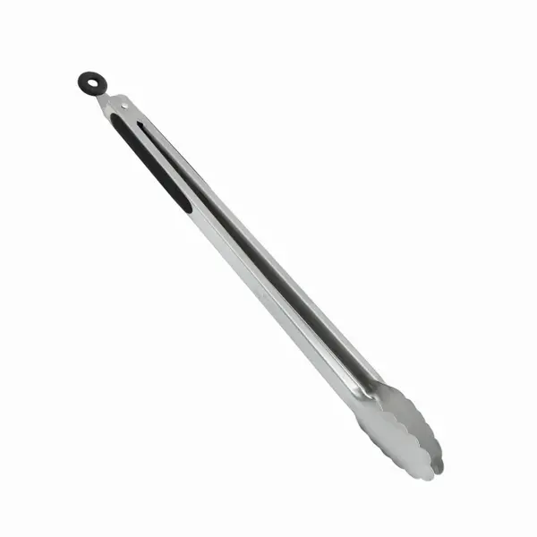 Cleste pentru gratar din otel inoxidabil,maner plastic,44 cm
