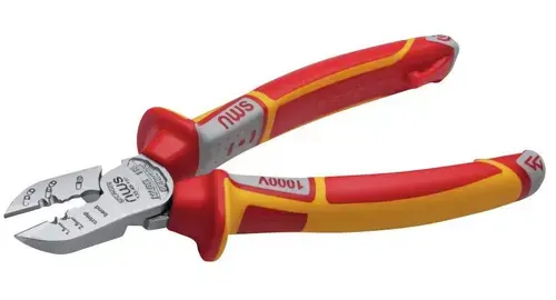 Cleste pentru taiat cabluri NWS 135-49-VDE-190 (Rosu/Galben)