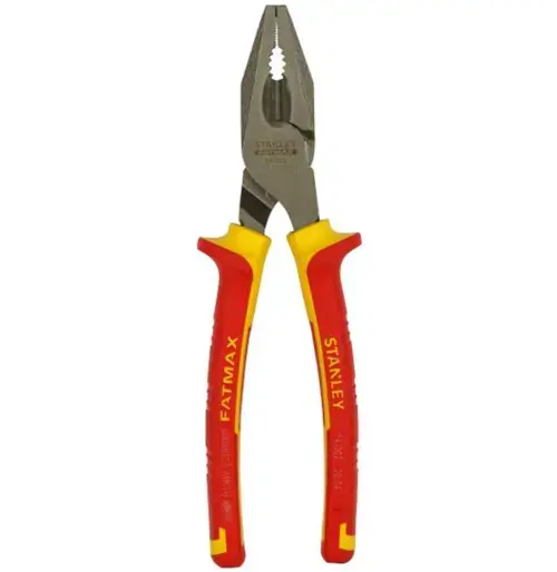 Cleste universal electroizolat Stanley Fatmax 0-84-002, 1000 V (Rosu/Galben)