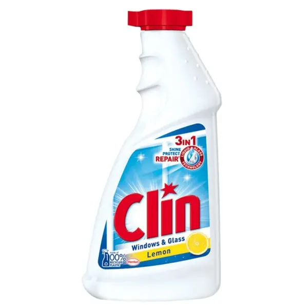 Clin Solutie curatat geamuri, Rezerva, 500 ml, Lemon