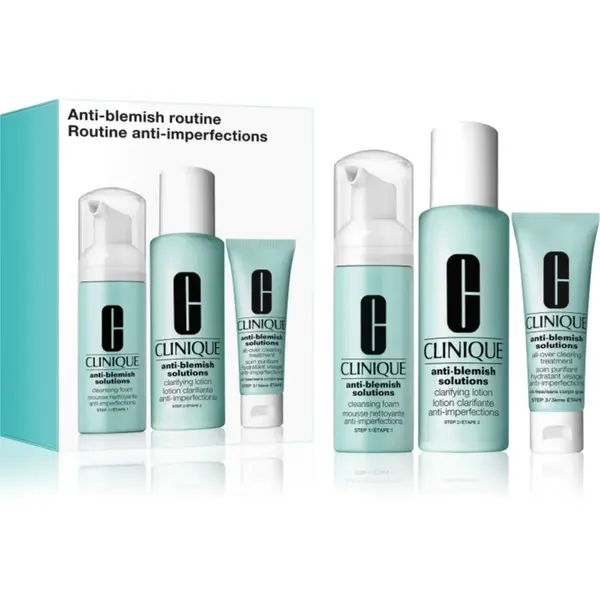 Clinique Anti-Blemish Solutions™ Routine set cadou pentru ten acneic