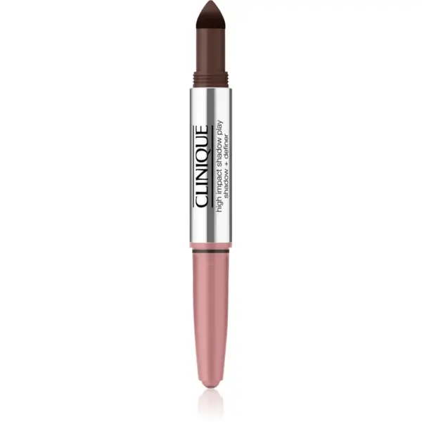 Clinique High Impact™ Shadow Play creion pentru ochi duo culoare Pink Honey + Black Honey 1.9 g