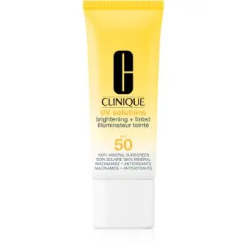 Clinique Sun UV Solutions Brightening Tinted Sunscream SPF50 crema tonica radianta
