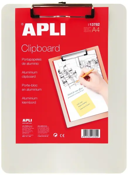 Clipboard APLI – A4, din metal