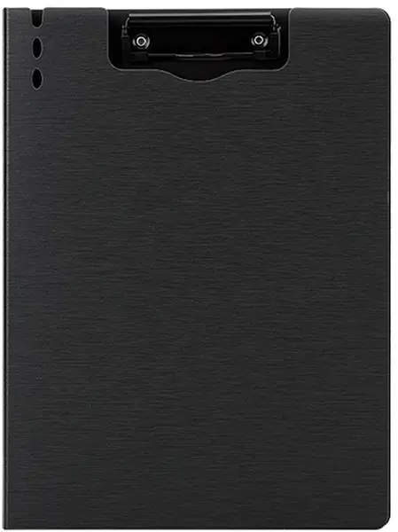 Clipboard cu coperta Deli - 64513, A4, gri inchis metalizat