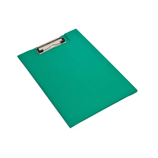 Clipboard dublu A4 plastifiat cu PVC verde