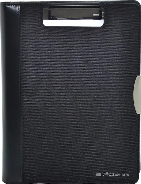 Clipboard OfBox Dynamic - Cu capac și pad, A4, negru