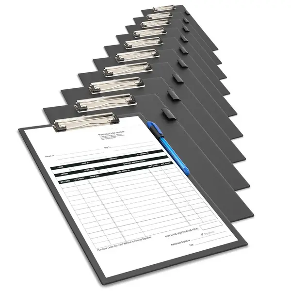 Clipboard simplu negru PVC A4 100 coli 10 bucati/set Rapesco Clipboard simplu negru PVC A4 100 coli 10 bucati/set Rapesco