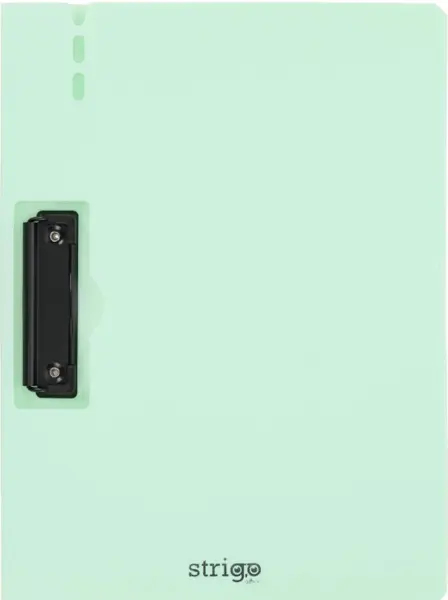 Clipboard Strigo Vertical A4 cu Clip Metalic si Suport Stilou, Menta