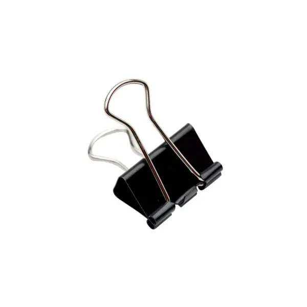 Clipsuri metalice 51 mm negru 12 buc Clipsuri metalice 51 mm negru 12 buc