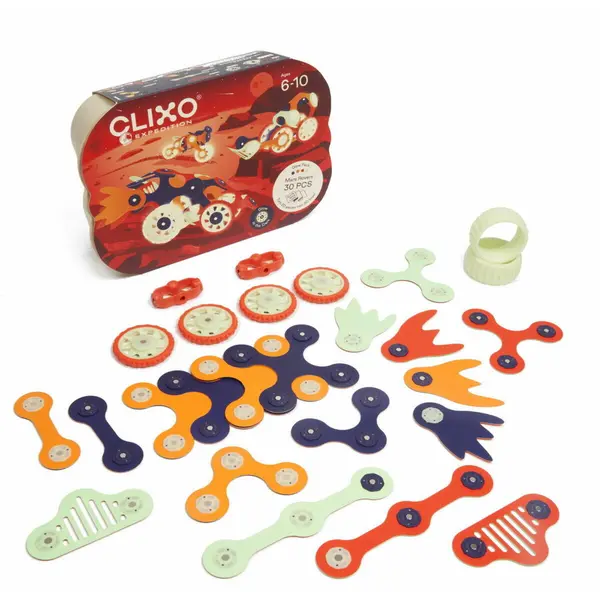 Clixo Clixo® joc magnetic de construit - Vehicule spatiale ( 30 piese)