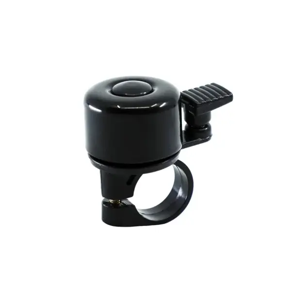 Clopotel pentru bicicleta, sonerie din aluminiu si plastic rezistent, Negru