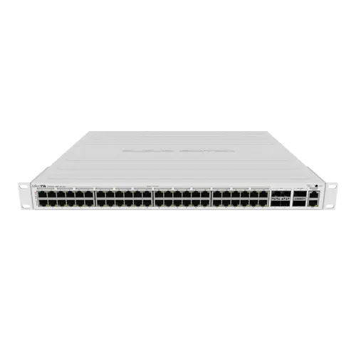 Cloud Router Switch 48 x Gigabit PoE+ OUT 700W, 4 x 10G SFP+, 2 x 40G QSFP+ - Mikrotik CRS354-48P-4S+2Q+RM