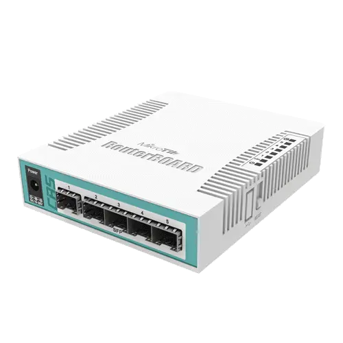 Cloud Router Switch, 5 x SFP, 1 x Combo port SFP/Gigabit - Mikrotik CRS106-1C-5S