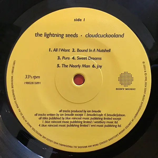 Cloudcuckooland - Vinyl | Lightning Seeds