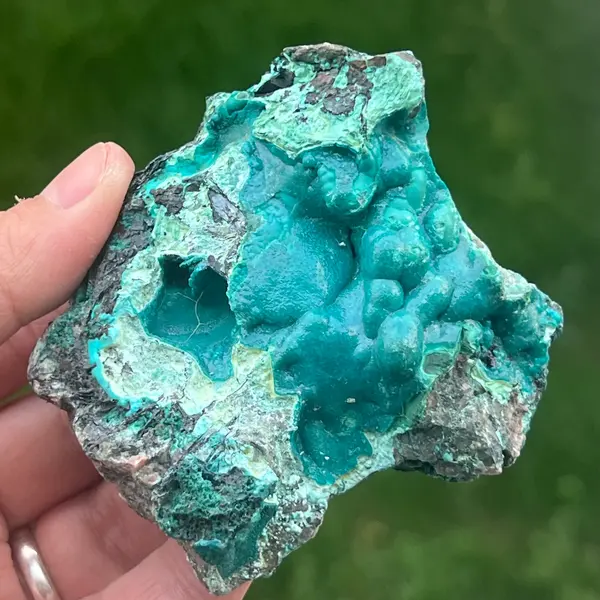 Cluster crisocola botrioidală din Congo | Model 14