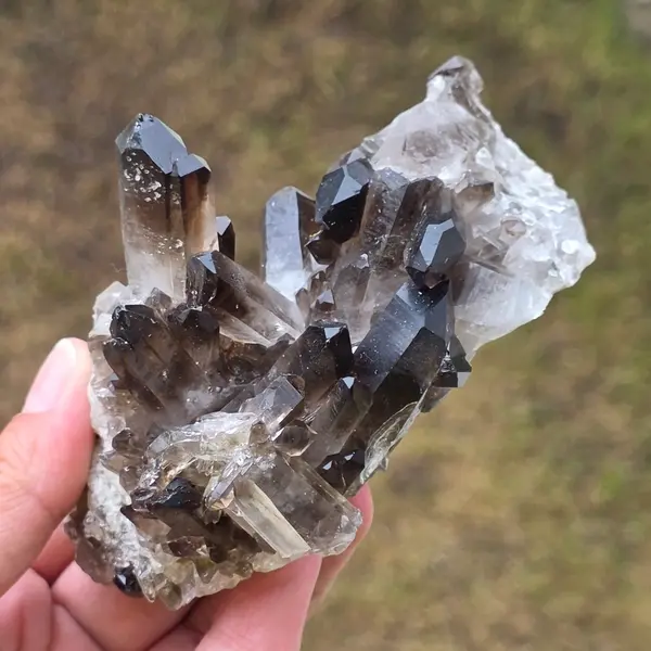 Cluster cuart fumuriu din Brazilia | Model 14