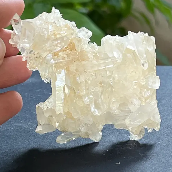 Cluster cuart incolor, floare de mina, cristal de stanca Zimbabwe m8
