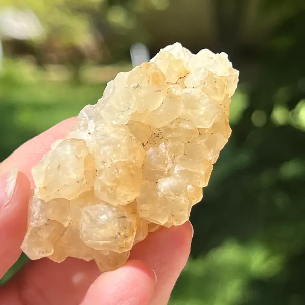 Cluster cuart lamaie Zambia, golden healer model 40