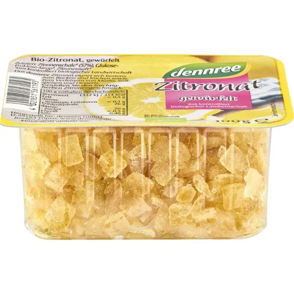 Coaja de lamaie confiata, eco - 100 g